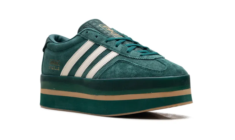 Adidas Gazelle Gazelle Stack WMNS 'Collegiate Green Cream White'
